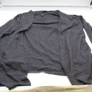 Eileen Fisher Gray Long Cardigan Top Size M